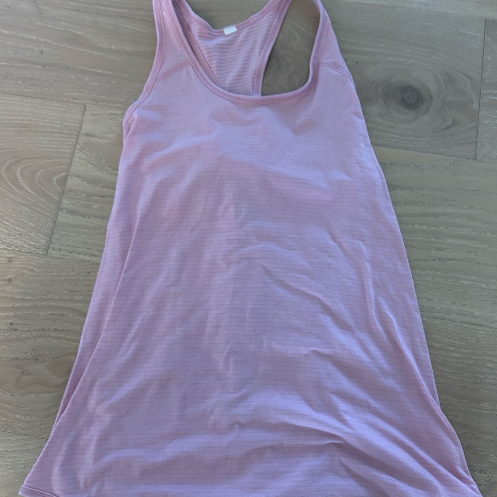 lululemon athletica Light Pink Tank Top